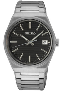 Seiko Classic Sapphire Glass 100m Quartz Men's Watch SUR557P1