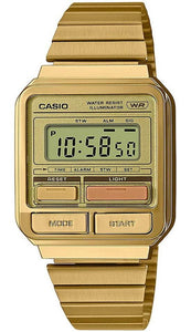 Casio Vintage Series Gold Stainless Steel Unisex Watch A120WEG-9A