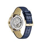 Citizen Rose Gold Rone Leather Strap Automcitc Men's Watch NY4063-01L