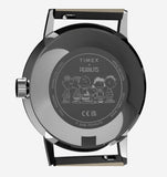 Timex Marlin Peanuts x Pickleball Leather Strap Unisex Watch TW2Y50400