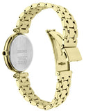 Seiko Classic Collection Elegant Gold Tone Quartz Ladies Watch SRZ554P1