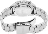 Seiko Chronograph 100m Blue Dial Stainless Steel Men's Watch SSB407P1