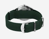Timex Marlin Jet Green Fabric Strap Automatic Men's Watch TW2Y24400