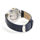 Timex Marlin Navy Blue Leather Strap Automatic Men's Watch TW2T23100