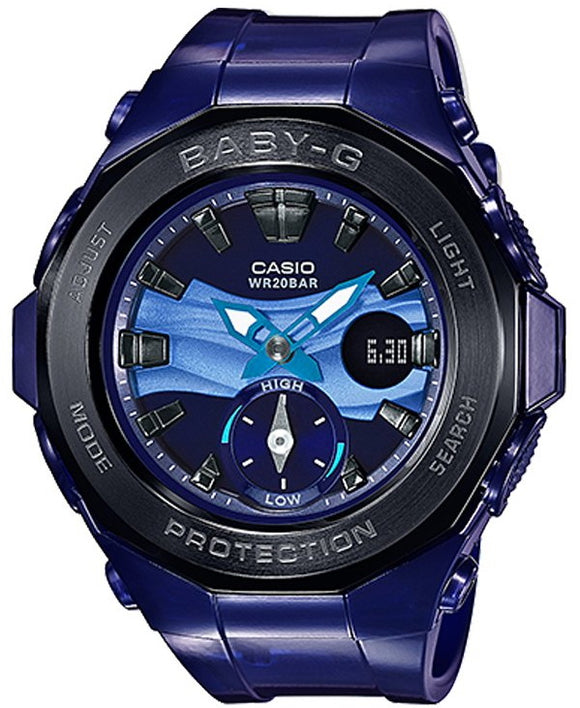 Casio Baby-G Beach Glamping Series Summertime Designs Ladies Watch BGA-220B-2A