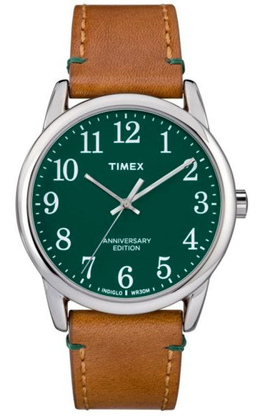 Timex Indiglo Anniversary Editon Brown Leather Strap Ladies Watch TW2R359