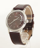 Timex Marlin Burgundy Leather Strap Automatic Men's Watch TW2T23200