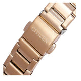 Citizen Rose Gold Steel Quartz 50m Ladies Watch ER0205-80X