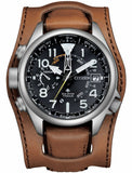 Citizen Promaster Eco-Drive Super Titanium Leather Strap Men's Watch BN4061-08E