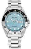 Citizen Sport Light Blue Dial Stainless Steel Automatic Men's Watch NH7530-52L