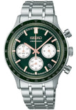 Seiko Chronograph Tachymeter Quartz Stainless Steel Men's Watch SSB481P1