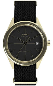 Timex Marlin Jet Gold Tone Fabric Strap Automatic Men's Watch TW2Y24300