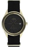 Timex Marlin Jet Gold Tone Fabric Strap Automatic Men's Watch TW2Y24300