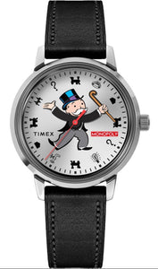 Timex x Monopoly Marlin Leather Strap Automatic Men's Watch TW2Y46900