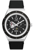 Q Timex x NASA Space Moon Phase Leather Strap Men's Watch TW2Y56800