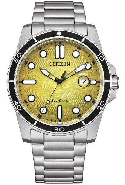 Citizen Eco-Drive Sporty Marine Stainless Steel Men's Watch AW1816-89X