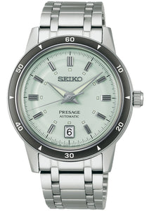 Seiko Presage Style 60s in Ice Green Dial Automatic Men's Watch SRPL71J1