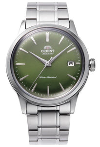 Orient Bambino Green Dial Stainless Steel Automatic Men’s Watch RA-AC0M09E