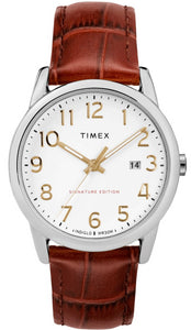 Timex Easy Reader Signature Edition Leather Strap Men's Watch TW2R65000