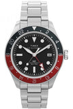 Timex Waterbury Heritage GMT Stainless Steel Automatic Men's Watch TW2Y60600
