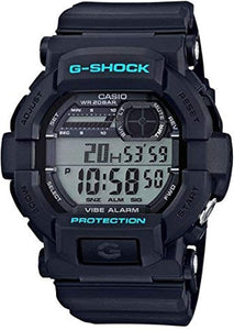 Casio G-Shock Vibration Alert Black Resin Men's Watch GD-350-1C