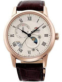 Orient Classic Simple Day & Night Leather Strap Automatic Men’s Watch RA-AK0007S