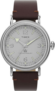 Timex Waterbury Standard Coin Edge Leather Strap Men's Watch TW2W20300