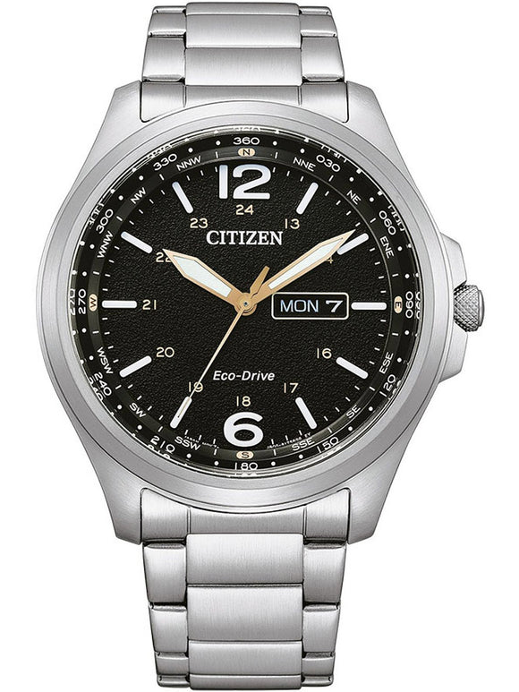 Citizen Eco-Drive Compass Stainless Steel Men's Watch AW0110-82E