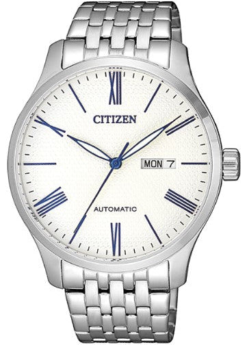 Citizen Stainless Steel White Dial Automatic Men's Watch NH8350-59B