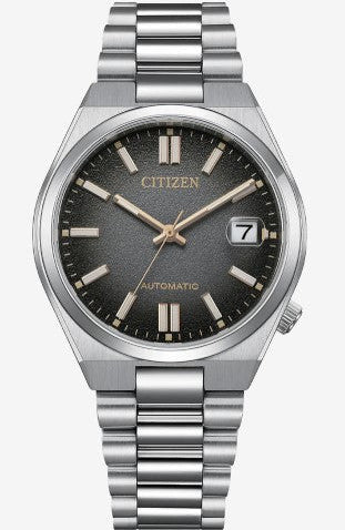 Citizen “TSUYOSA” Black Dial Automatic Stainless Steel Men's Watch NJ0200-50E