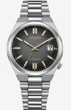 Citizen “TSUYOSA” Black Dial Automatic Stainless Steel Men's Watch NJ0200-50E