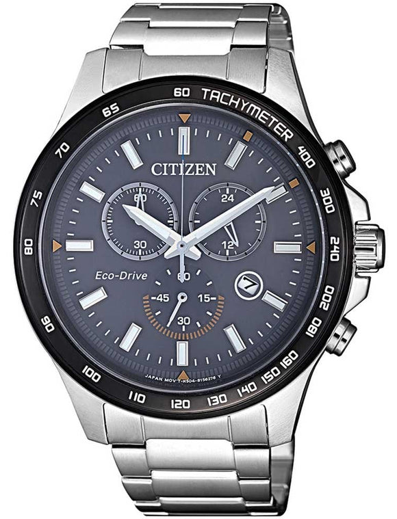 Citizen Eco Drive Chronograph Stainless Steel Men's Watch AT2424-82H