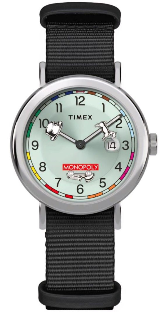 Timex Lab x Monopoly Nylon Strap Quartz Ladies Watch TW2Y47000