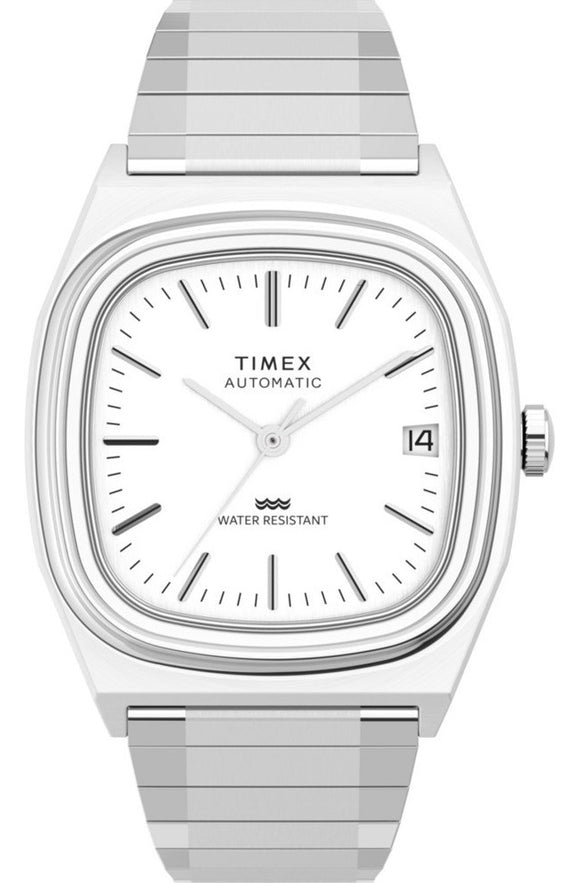 Q Timex 1983 Reissue Classic Stainless Steel Men's Watch TW2W70800