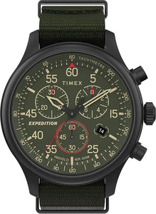 Timex Expedition Field Chronograph Nylon Strap Men's Watch TW2T72800