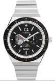 Q Timex x NASA Space Moon Phase Stainless Steel Men's Watch TW2Y56700