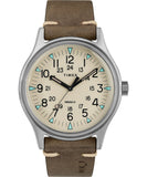 Timex MK1 Military Style Leather Strap Mens Watch TW2R96800