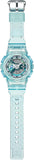 Casio G-Shock Semi Transparent Analog Digital Ladies Watch GMA-S110VW-2A