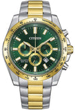 Citizen Quartz Sports Two Tone Chronograph Men’s Watch AN8234-58X