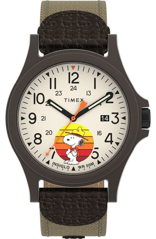 Timex x Peanuts Expedition Acadia Nylon Strap Men's Watch TW4B29200