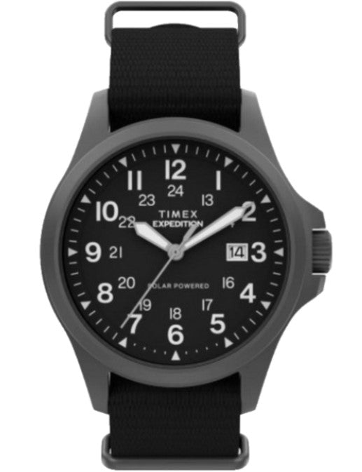 Timex Expedition Field Post Solar Power Nylon Strap Men's Watch TW2Y31800