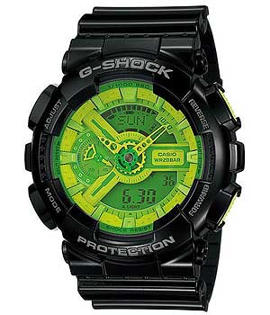 Casio G-Shock Hyper Color Analog Digital Resin Men's Watch GA-110B-1A3