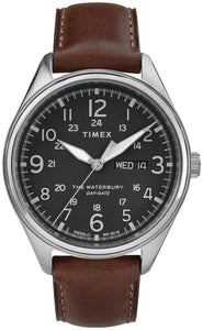 Timex Waterbury Day-Date Leather Strap Men's Watch TW2P83800