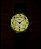 Timex Weekender Hufflepuff House x Harry Potter Leather Strap Watch TW2Y76600