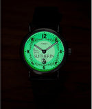 Timex Weekender Slytherin House x Harry Potter Leather Strap Watch TW2Y76400