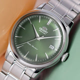 Orient Bambino Green Dial Stainless Steel Automatic Men’s Watch RA-AC0M09E