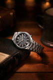 Citizen “TSUYOSA” Black Dial Automatic Stainless Steel Men's Watch NJ0200-50E