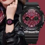 Casio G-Shock Glossy Metallic Black for Ladies Watch GMA-S120RB-1A
