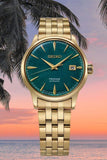 Seiko Presage Cocktail Time Gold Tone Stainless Steel Men's Watch HCB010J1