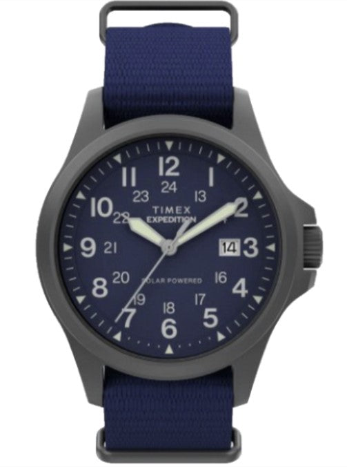 Timex Expedition Field Post Solar Power Nylon Strap Men's Watch TW2Y31700